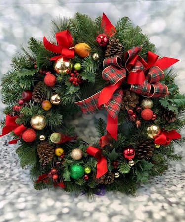 Holly Jolly Holiday Wreath