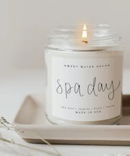 Spa Day Scented Candle