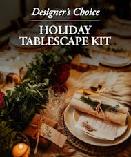 Designer's Choice Holiday Tablescape