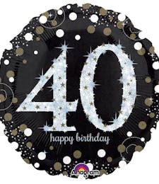 Happy 40th Birthday Balloon