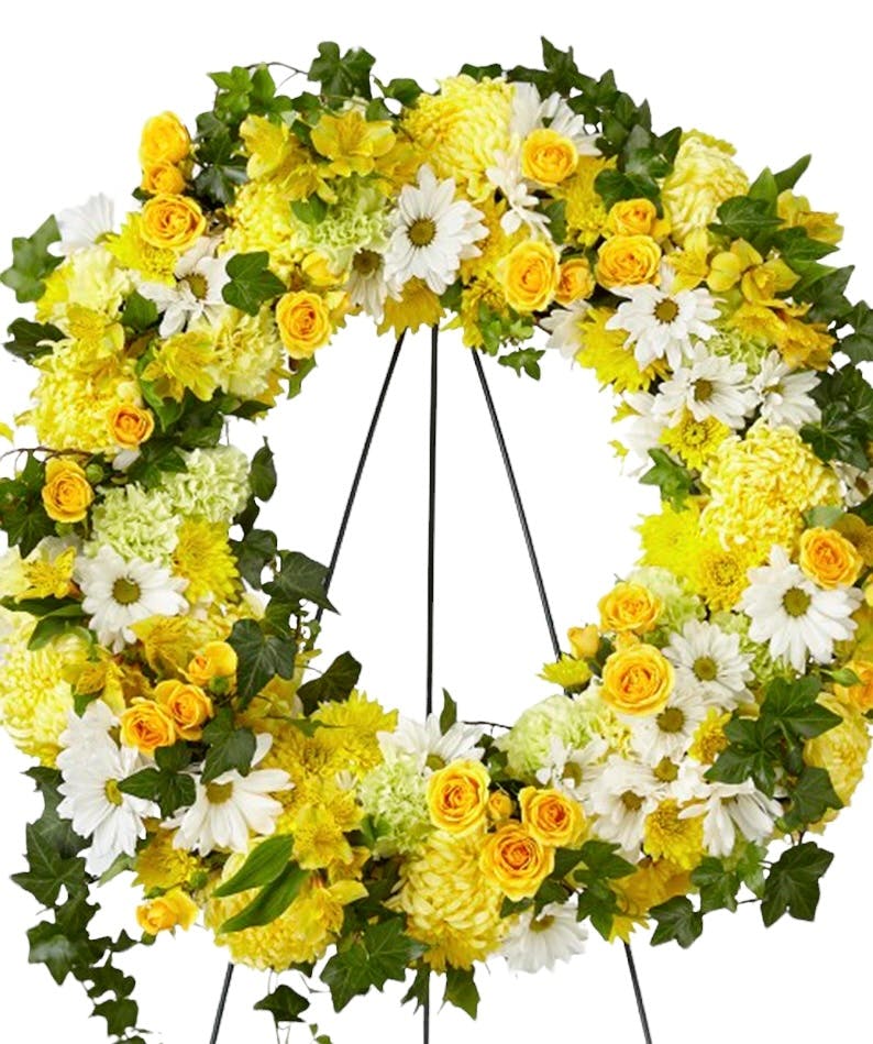Forever My Sunshine Sympathy Wreath Anchorage (AK) Sympathy & Funeral