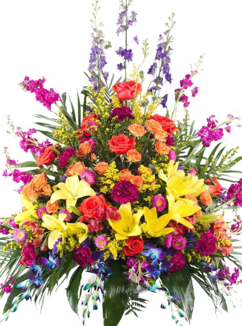 Majestic Beauty Sympathy Arrangement Anchorage (AK) Funeral Flowers