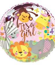 Baby Girl Jungle Balloon